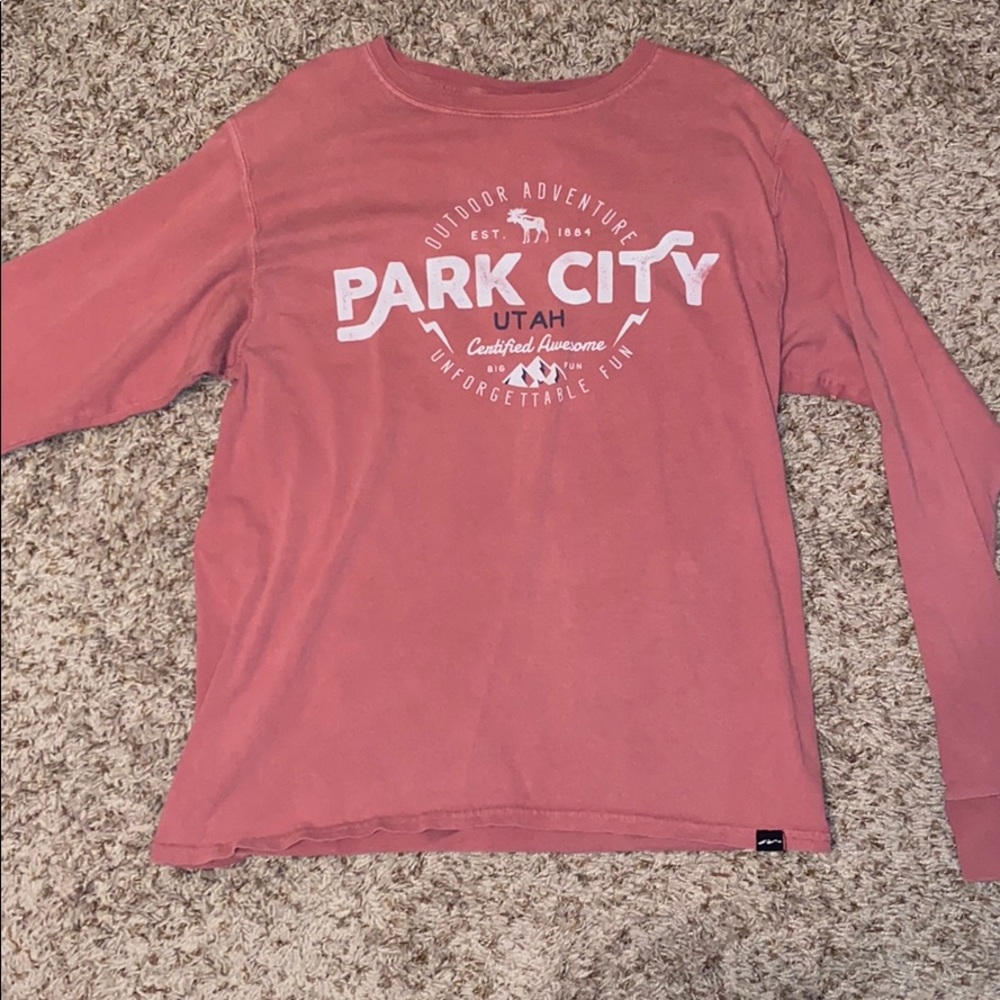 long sleeve park city utah shirt